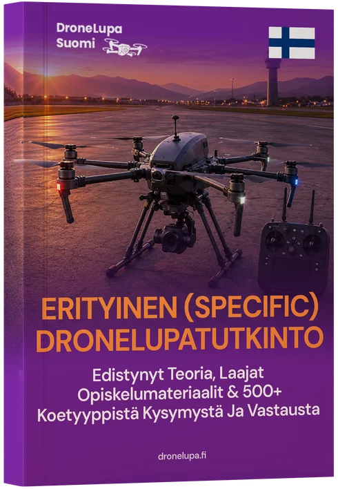Erityinen (Specific) Kategoria Drone-koe Suomi – Asiantuntijateoria, Kattava Opiskelumateriaali & 400+ Koetyylistä Kysymystä ja Vastausta
